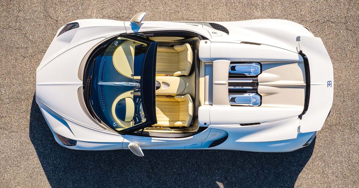 Bugatti W16 Motoruna Veda Ediyor
