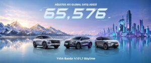 OMODA | JAECOO’nun Ağustos Ayı Global Satışları Yüzde 101,7 Arttı